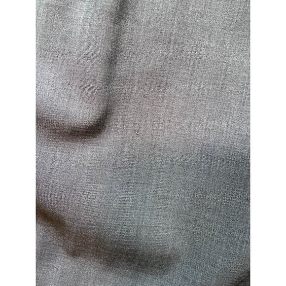 Roberto Villini Men's Pleated Dress Pants Cuffed Hem Size 46 Gray Solid Pockets - Picture 6 of 15